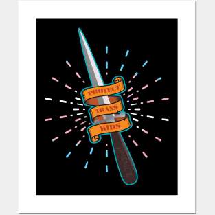 Protect Trans Kids - Jim's Knife Posters and Art